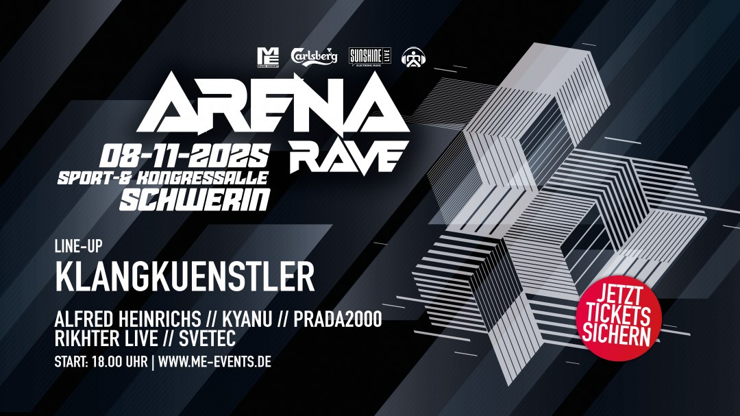 ARENA RAVE SCHWERIN, © Music Eggert GmbH