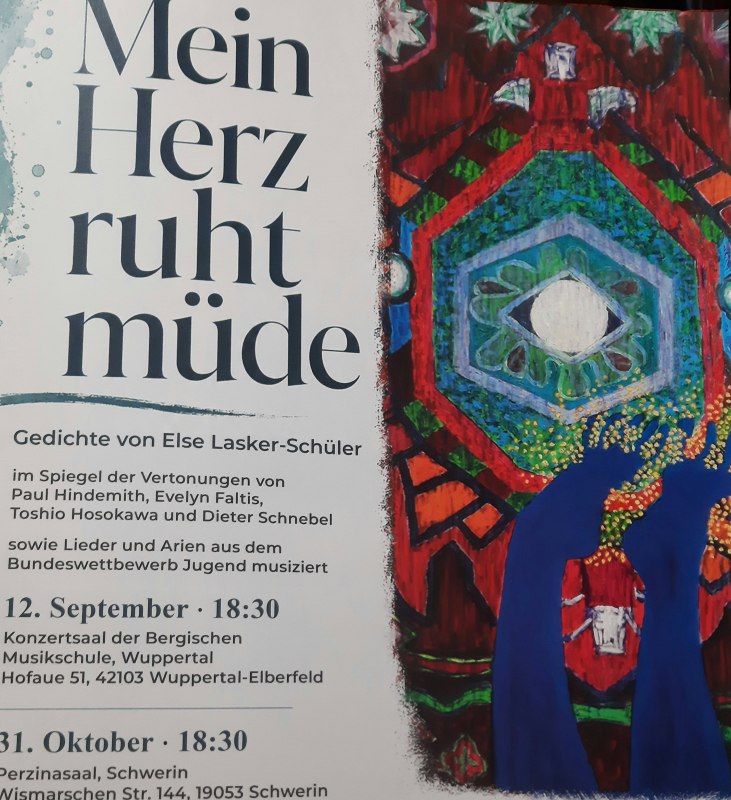 Affiche ‘Mijn hart rust vermoeid’ // © Martina Scharstein Affiche ‘Mijn hart rust vermoeid’ // © Martina Scharstein