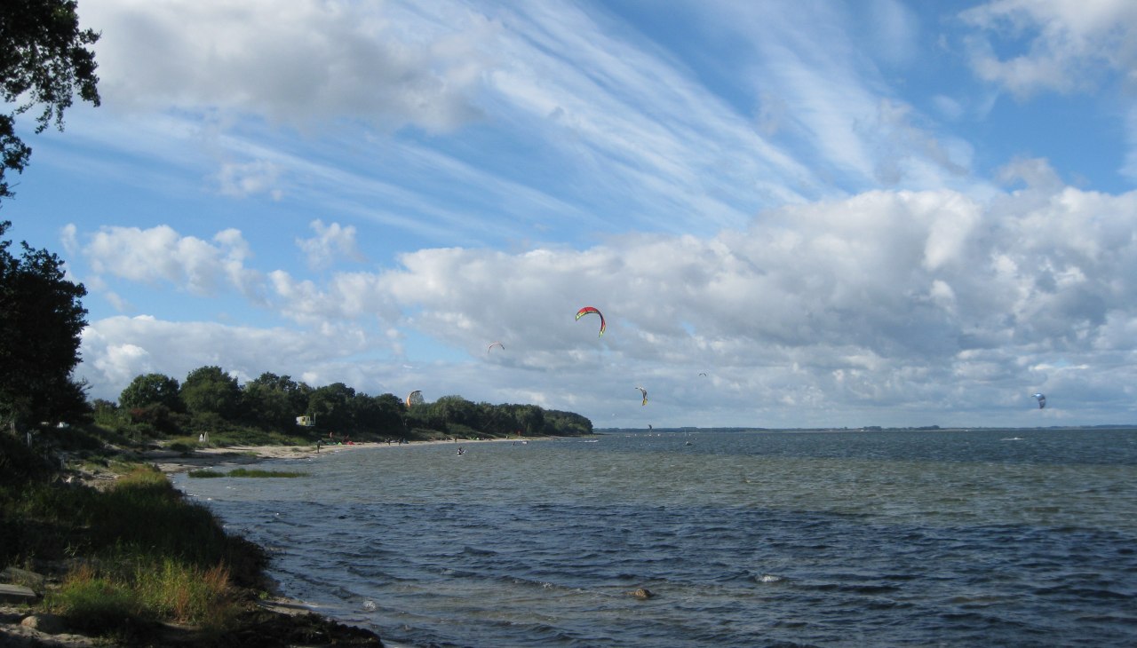 Kitesurfing in Loissin, © Tourismusverband Vorpommern e.V.