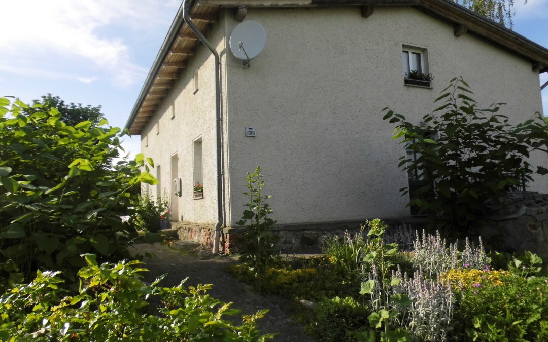 Entrance to the vacation apartment Gutshof Lebehn, © Claudia Flemming