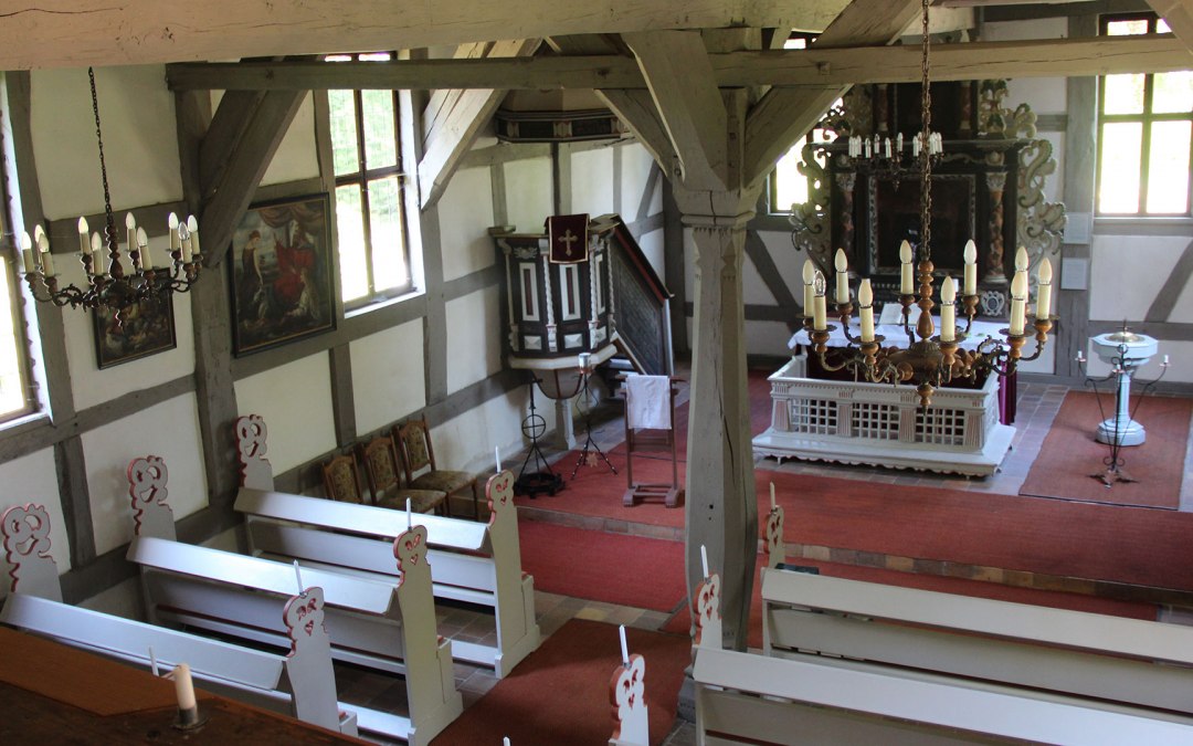 Widok wnętrza - kościół Dammwolde, © Silke Voss