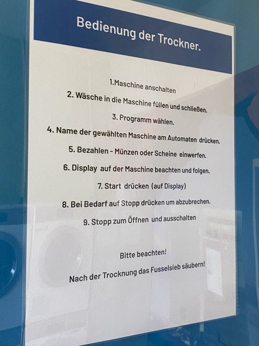 Bedieningsinstructies voor de machines, © Kur-und Tourismus GmbH Göhren-Lebbin
