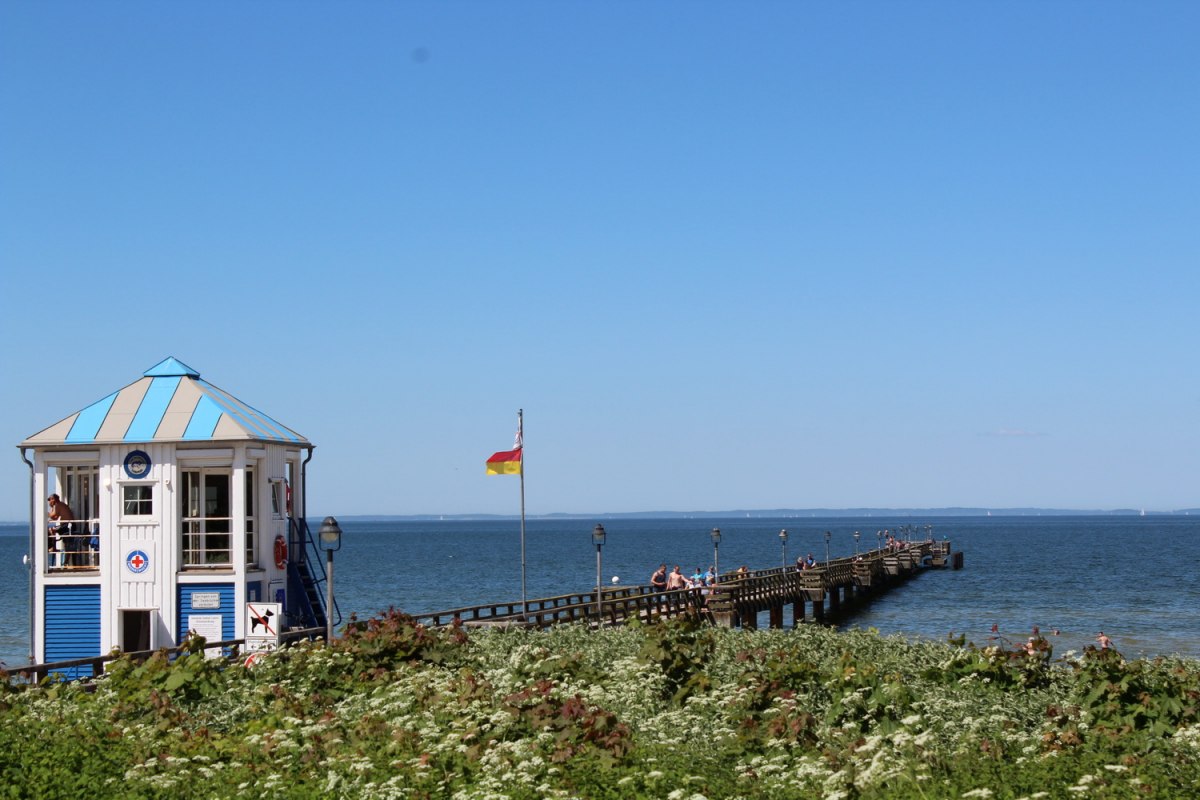 The landmark of the seaside resort Lubmin - the pier // © TVV-Wiegert The landmark of the seaside resort Lubmin - the pier // © TVV-Wiegert