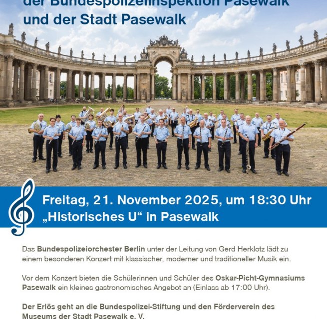 Benefit concertThe Berlin Federal Police Orchestra, © Bundespolizeiorchester Benefit concertThe Berlin Federal Police Orchestra, © Bundespolizeiorchester