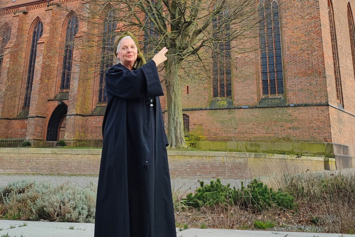 Rondleiding door de kerk, &copy; Stadt Barth / Nicole Paszehr