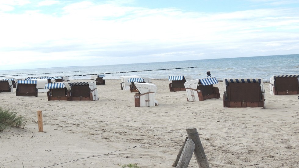 Widok na plażę, © Kurverwaltung Insel Poel Widok na plażę, © Kurverwaltung Insel Poel
