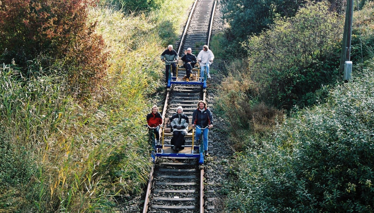 Draisine, © Mecklenburger Draisinenbahn
