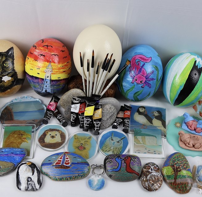 A small selection of our handcrafted products., &copy; Wolfgang Hube