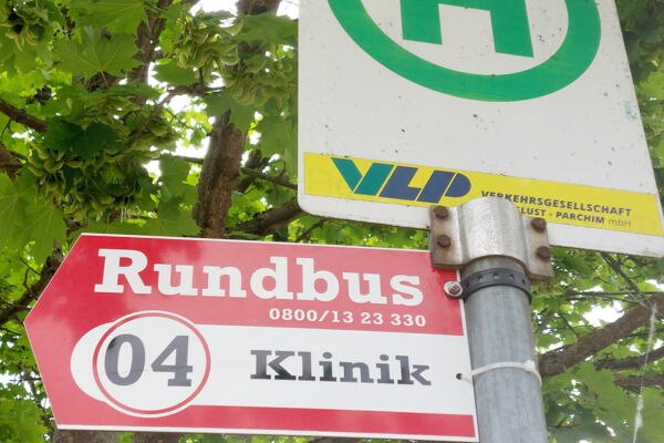 Okrągły autobus Plauer See Hospital, © Rundbus Plauer See