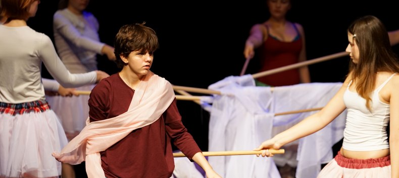 Proben zu "Alice im Wunderland" // &copy; STiC-er Theater e.V.