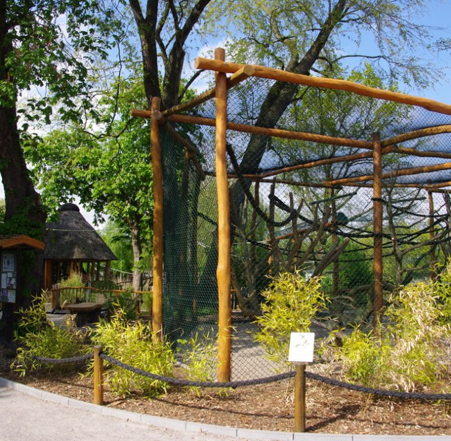 New capuchin monkey enclosure with outdoor enclosure, © Birgit Schulz New capuchin monkey enclosure with outdoor enclosure, © Birgit Schulz