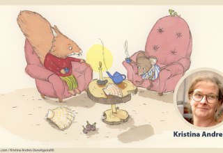 Czytanie książek dla dzieci Kristina Andres : "Rok z myszą i wiewiórką" // © Kristina Andres (breitgestellt) Czytanie książek dla dzieci Kristina Andres : "Rok z myszą i wiewiórką" // © Kristina Andres (breitgestellt)