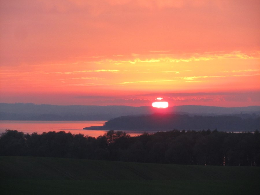Wieża obserwacyjna Basedow o zachodzie słońca, © Jana Koch