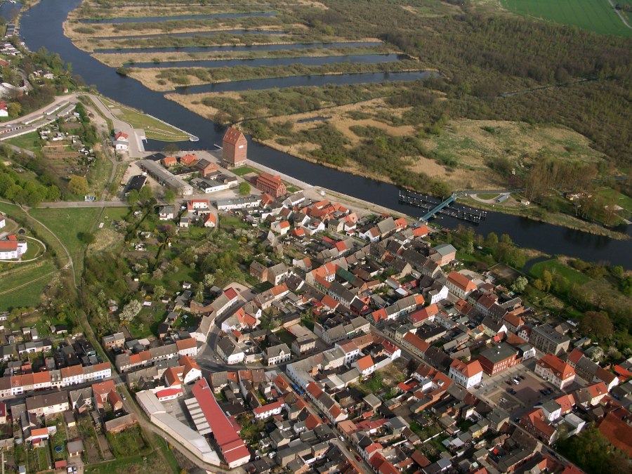 De Peene stad Loitz, © Karin Heymann