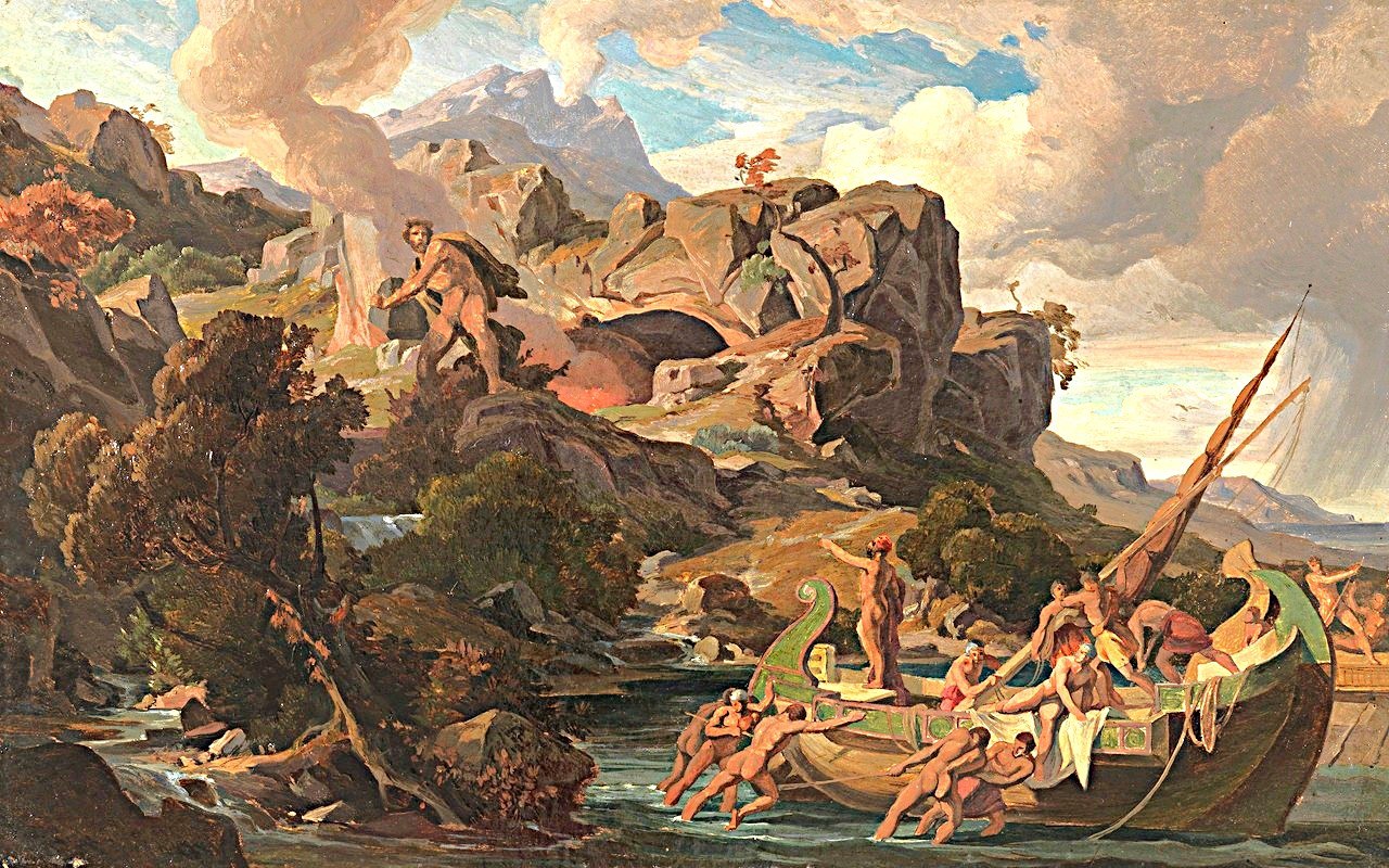 &ldquo;Departure from the Land of the Cyclopes&rdquo; // &copy; Friedrich Preller (1804-1878)