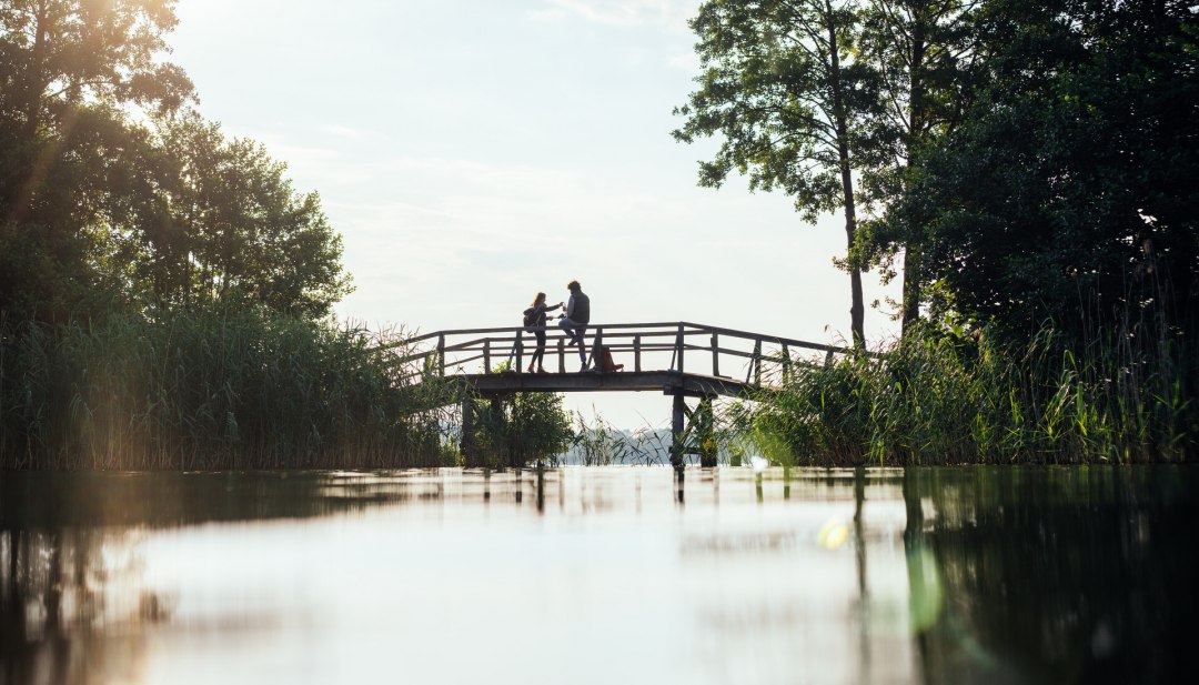 Wędrówka po rezerwacie biosfery Schaalsee o wschodzie słońca // © MV-T/Gänsicke Wędrówka po rezerwacie biosfery Schaalsee o wschodzie słońca // © MV-T/Gänsicke