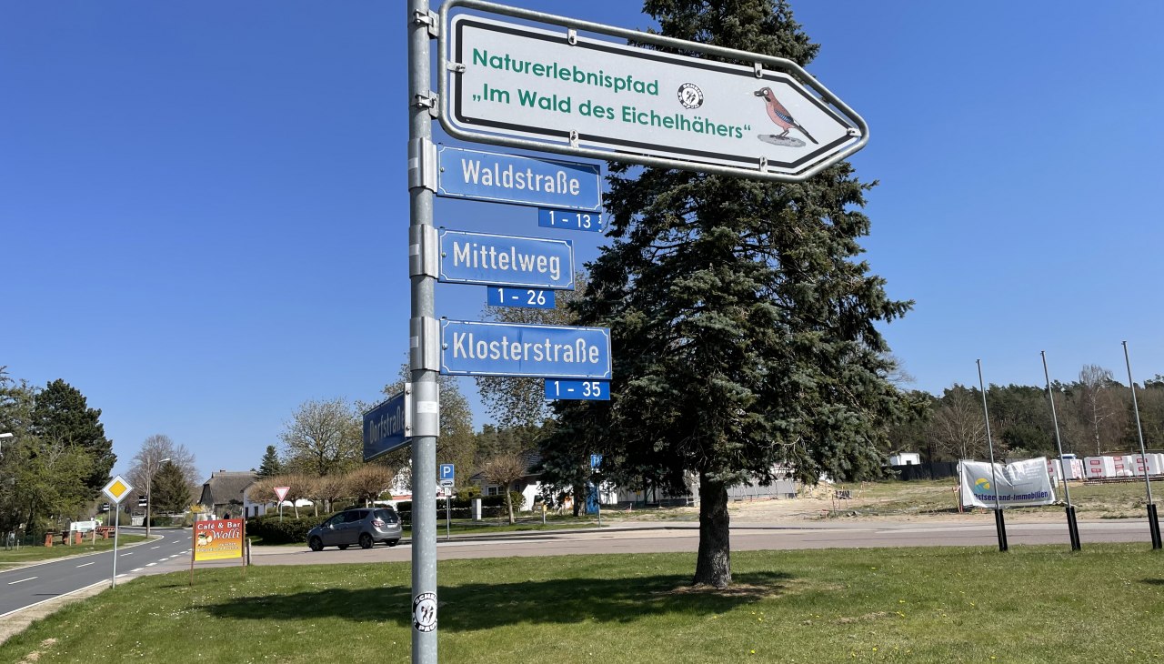 Wejście Fuhlendorf, Waldstra&szlig;e, &copy; TZ S&uuml;dliche Boddenk&uuml;ste