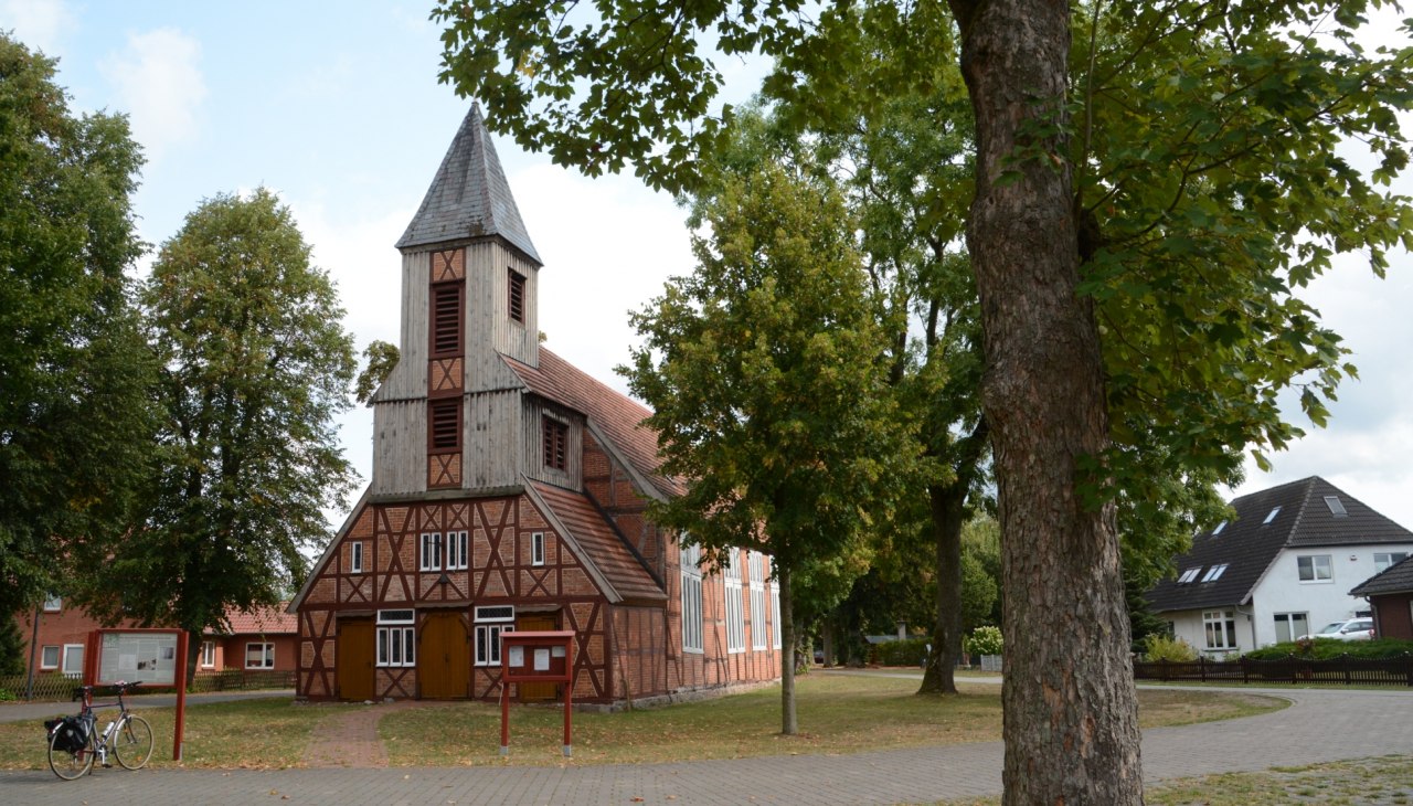 Kościół z muru pruskiego Kirch-Jesar, © Tourismusverband Mecklenburg-Schwerin