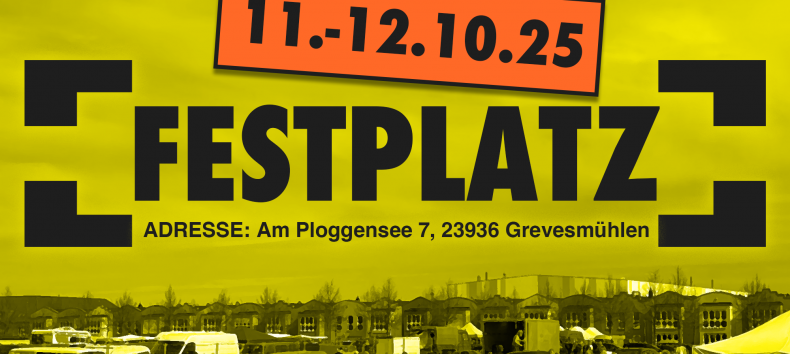 Address: Am Ploggensee 7, 23936 GrevesmühlenStand fees:Rummage goods / handicrafts : 8 €/meterNew goods (limited) : 12 €/meterDealer information:Set-up Fridays from 12:00 amSet-up Sat/ Sun from 6:00 amDismantling from 4:00 pmIMPORTANT NOTES:Dealers who stand at our markets for two days pay 1€ per meter less on the 2nd day of the event.On the basis of the receipt we can trace who participates on both days of the event., © Lennard Kuhring