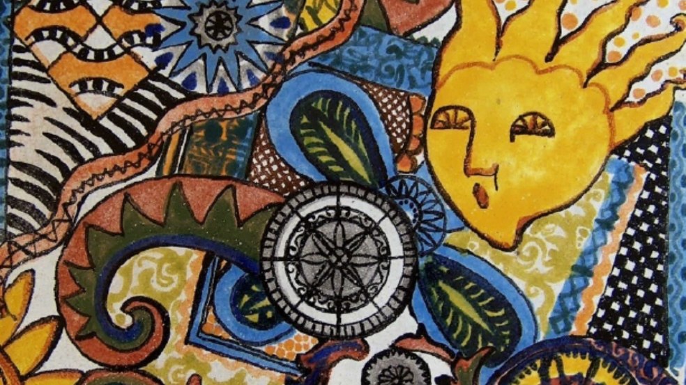 Faience schilderij, © Bauterrakotta Susanne Koenig