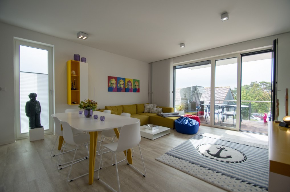 Woonkamer met balkon, © Kathrin Koschwitz