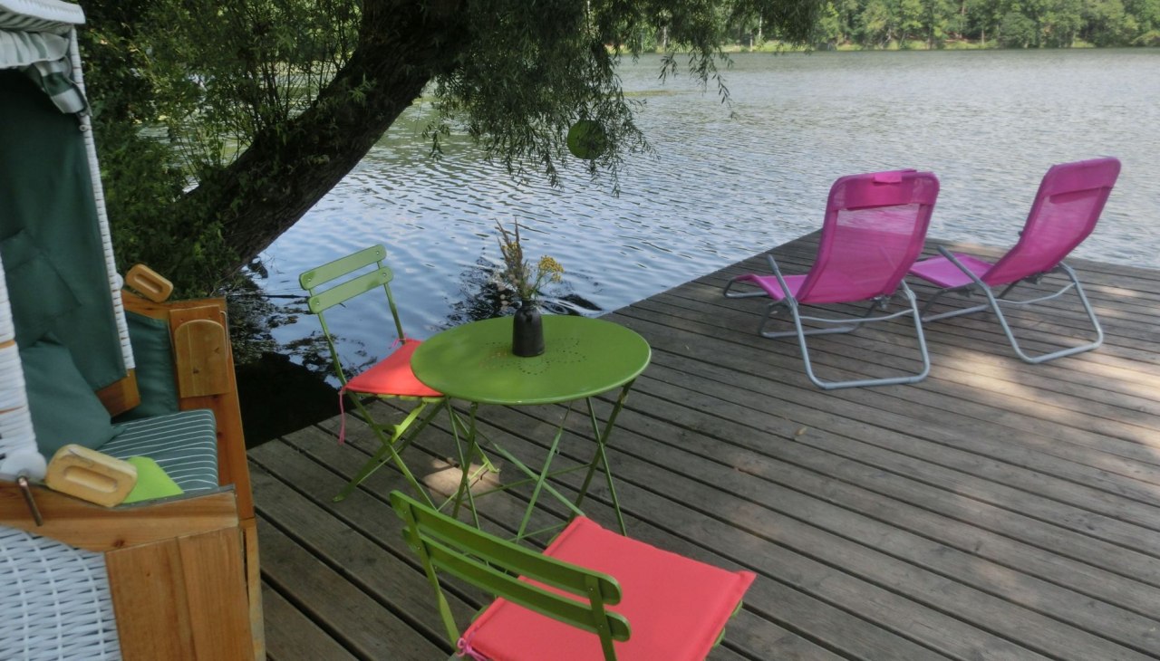 Relaksujący spokój nad jeziorem, © Ferienhaus am Gadowsee/Antje Grunert