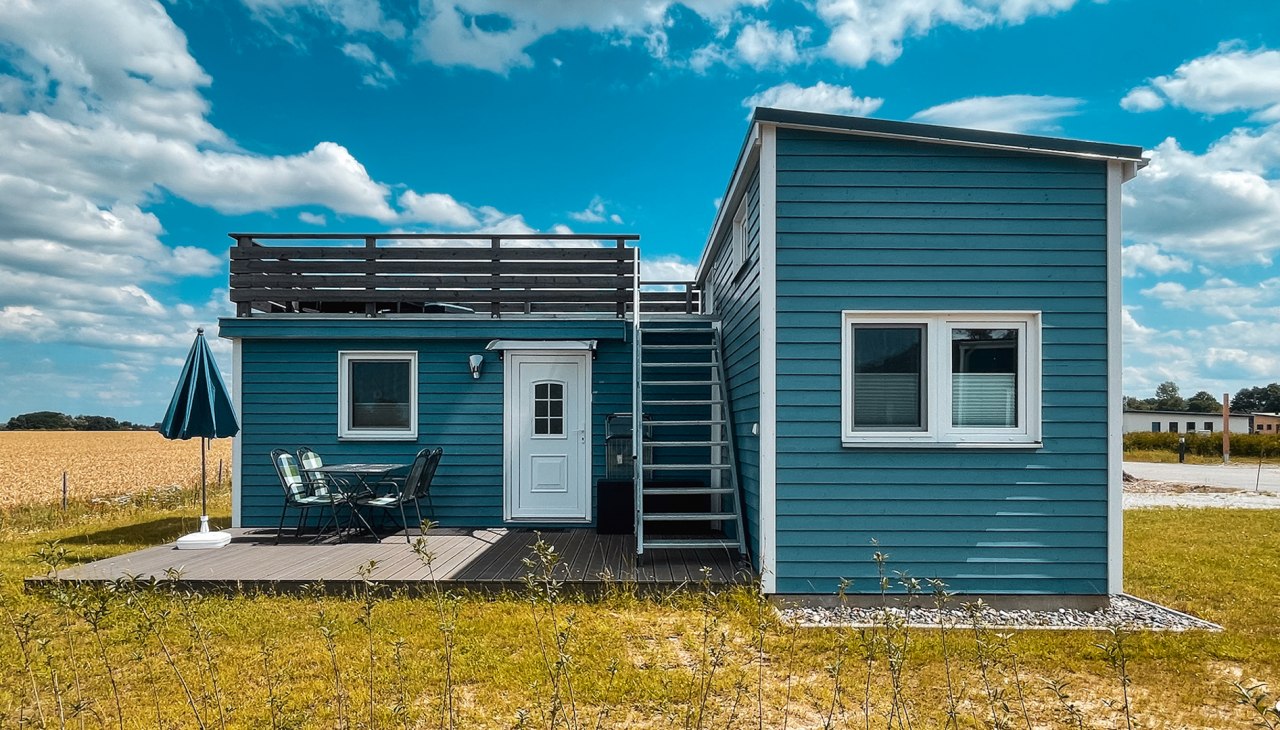 Tiny House on the campsite of the Prima Camping Resort Boddenblick., © Prima Camping Resort Boddenblick Tiny House on the campsite of the Prima Camping Resort Boddenblick., © Prima Camping Resort Boddenblick