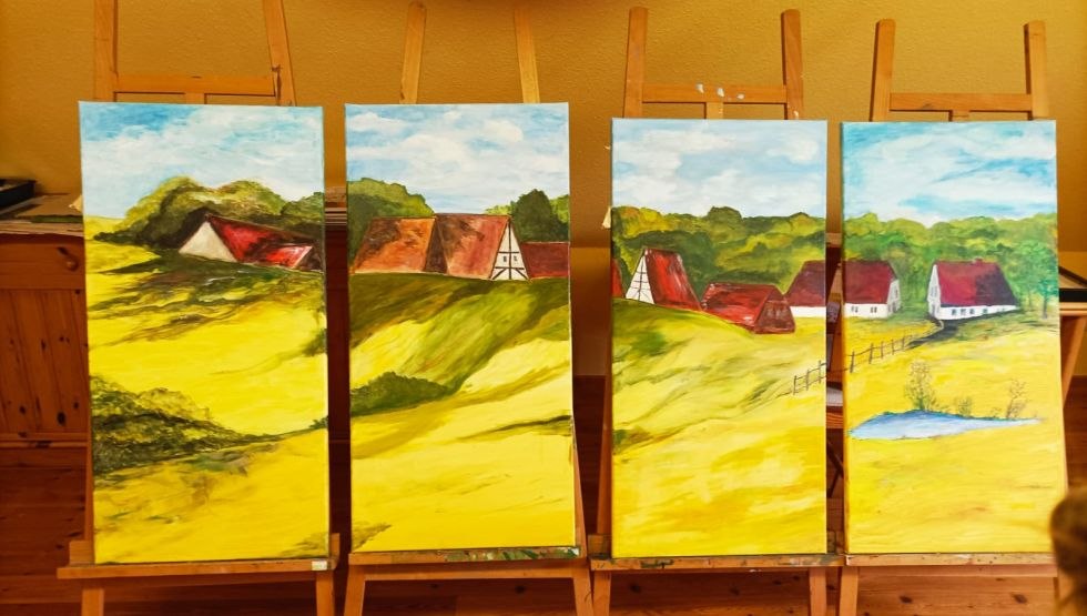 Collectief beeld van de borstelclub, © Renate Hippauf Collectief beeld van de borstelclub, © Renate Hippauf