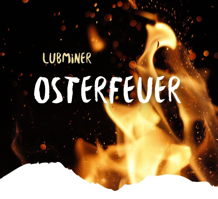 Ostern Osterfeuer Feuerwehr Veranstaltung Ank&uuml;ndigung Handschrift Foto Flyer A4, &copy; Osterfeuer