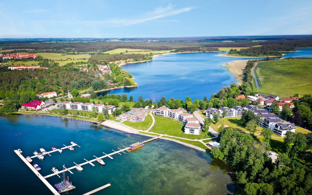 Luftbild_Maremueritz, © MAREMÜRITZ Yachthafen Resort