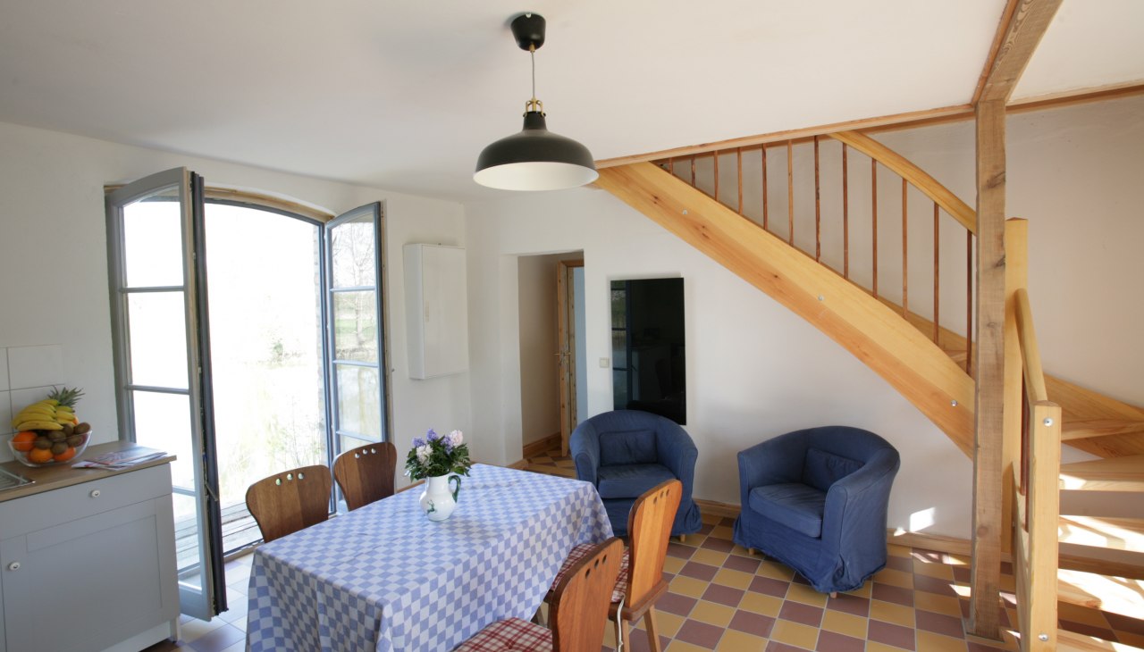 Living room - vacation apartment left rose house, &copy; Hahn