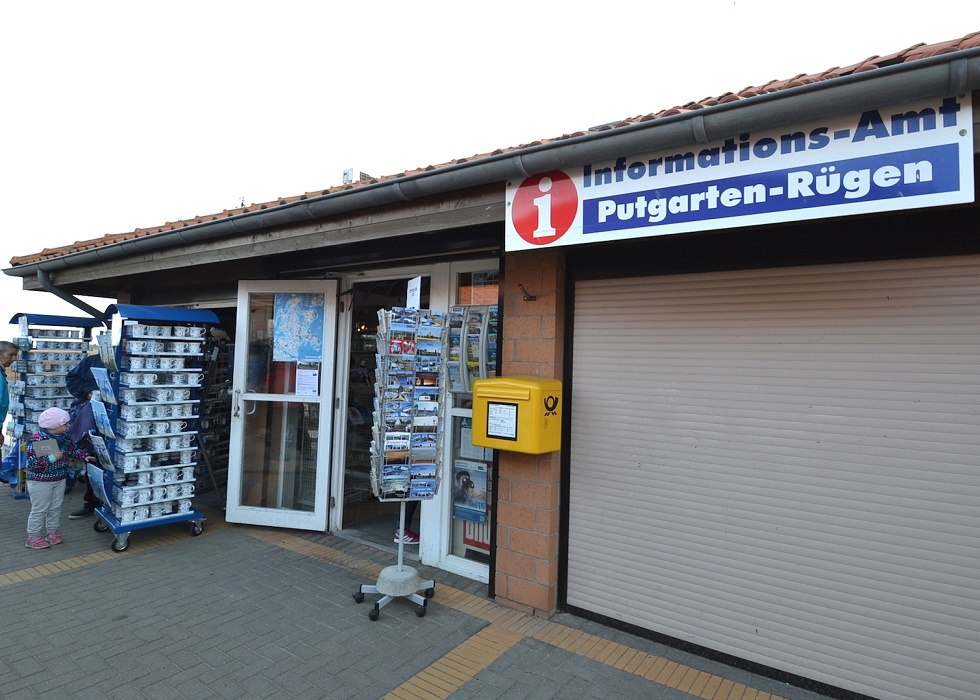 Tourist information in Putgarten on Rügen // © Tourismuszentrale Rügen Tourist information in Putgarten on Rügen // © Tourismuszentrale Rügen