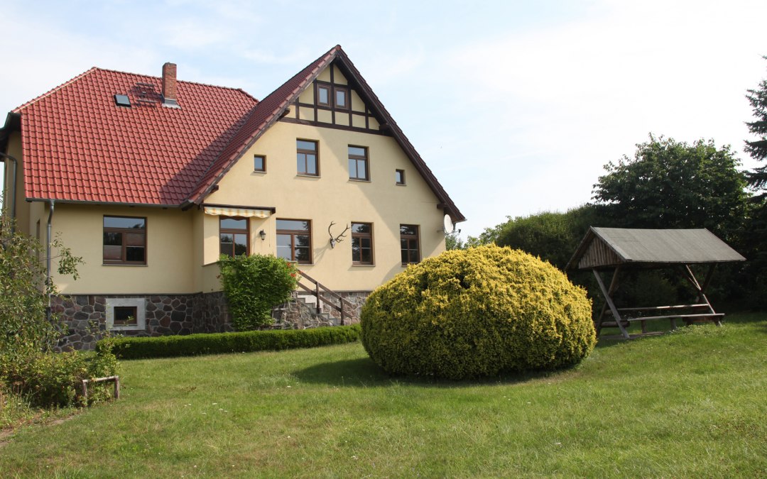 Widok domu wakacyjnego z zewnątrz, © Frank Hartzsch