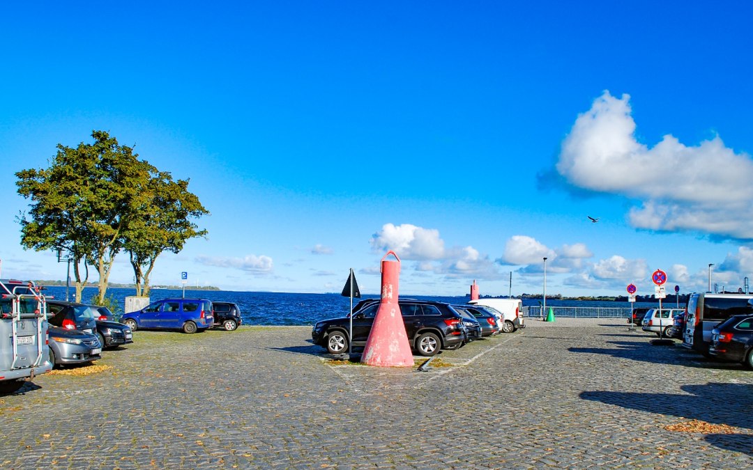 Parking lot Seestraße at the pier, © Tourismuszentrale Stralund
