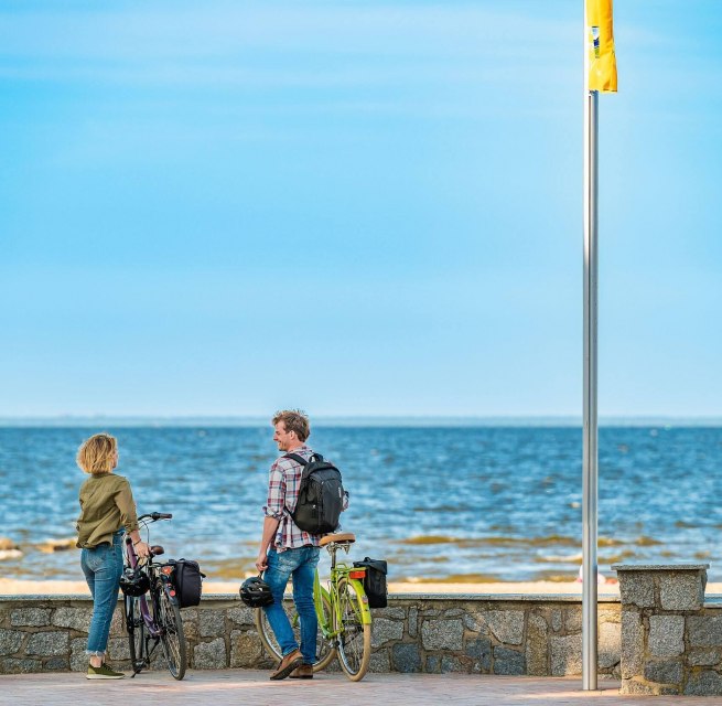 Am Strand von Ückermünde die Blicke schweifen lassen // © MV-T/Tiemann Am Strand von Ückermünde die Blicke schweifen lassen // © MV-T/Tiemann