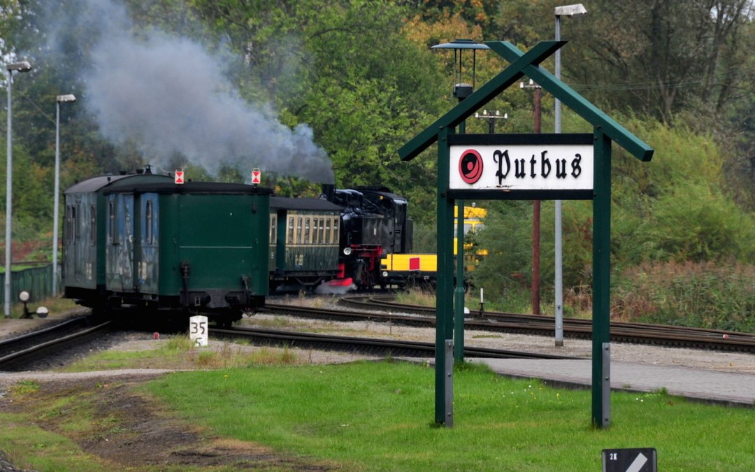 Rasender Roland op het station van Putbus op Rügen, © Tourismuszentrale Rügen