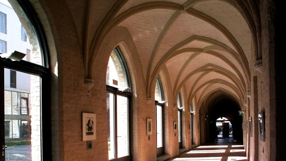 Klooster aan de muziek- en theateruniversiteit van Rostock, © Medienzentrum der Universität Rostock