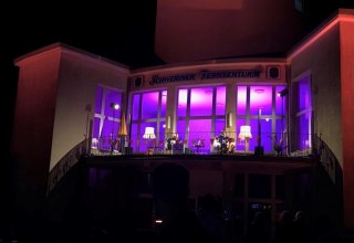 Balcony at the Schwerin television tower // &copy; LGE-MV