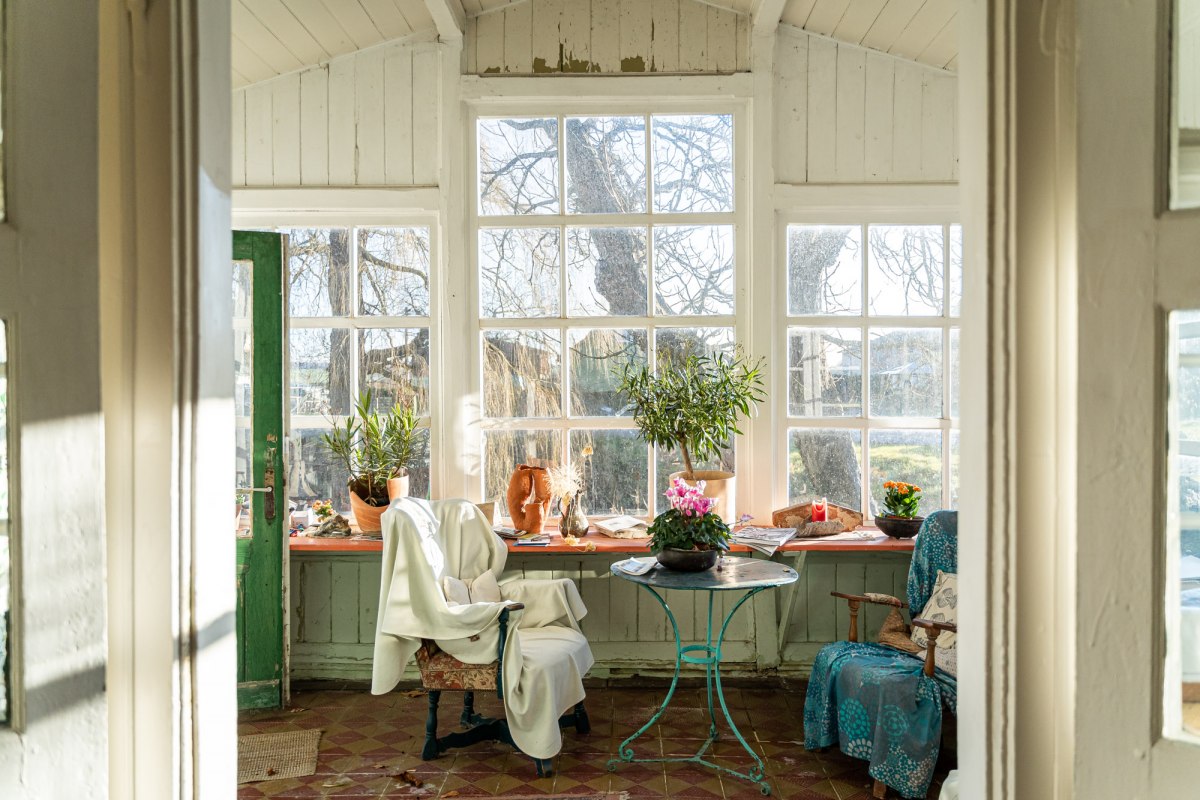 Wintertuin in het Boitin landhuis // © DOMUSimages Wintertuin in het Boitin landhuis // © DOMUSimages