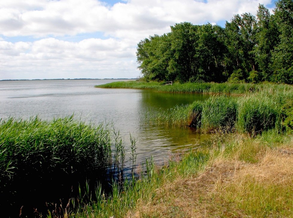 De "boog" vanaf de Bodden-kant., © Tourismuszentrale Rügen