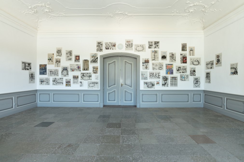 Sztuka w foyer Künstlerhaus Schloss Plüschow, © Schloss Plüschow