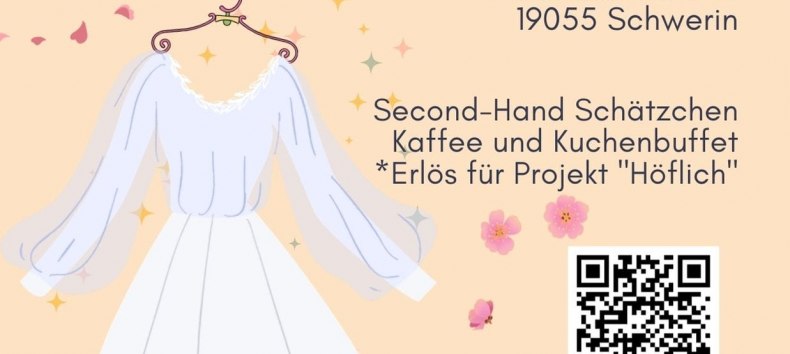 Flyer Charity Flea Market // &copy; Freunde des Schweriner Schlosses e.V