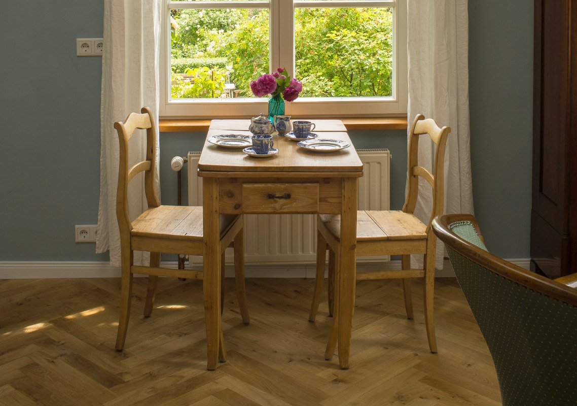 Comfortable vacation apartment Cassetta in manor house Altbauhof // &copy; Gutshaus Altbauhof / Tim Kellner