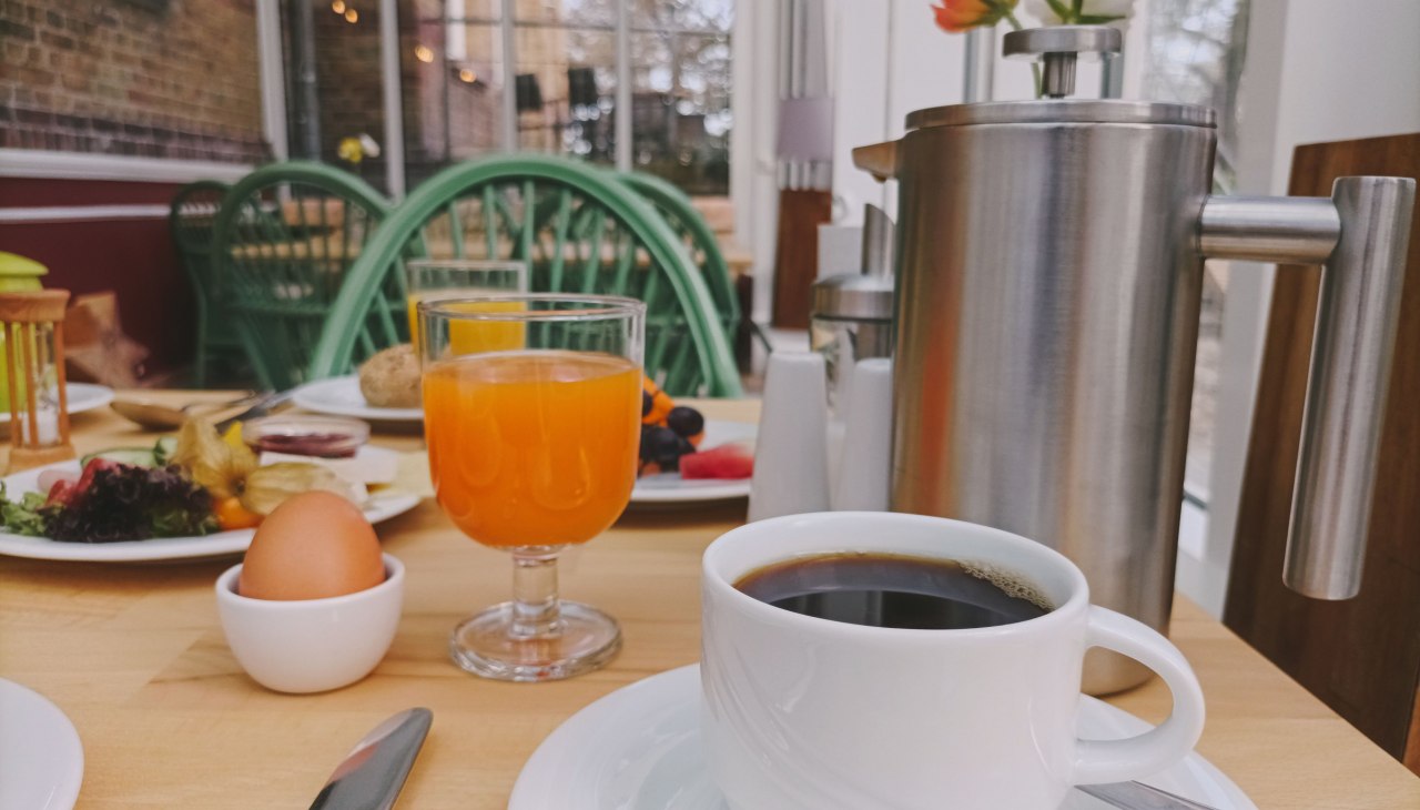 Ontbijt, © Schlösschen Sundische Wiese Ontbijt, © Schlösschen Sundische Wiese