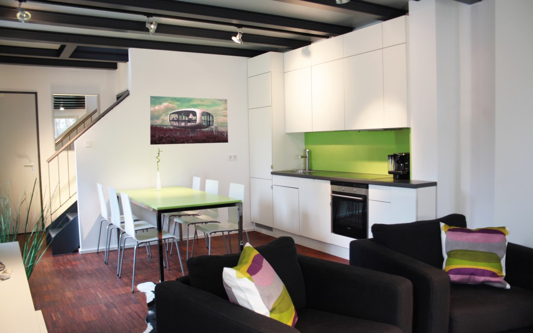 6-persoons appartement "Die Sonnige"maisonnette van 3 verdiepingen | 100m² | woonkamer met keuken 3 slaapkamers | 2 badkamers | WC | sauna | terras, © Haus Düne31