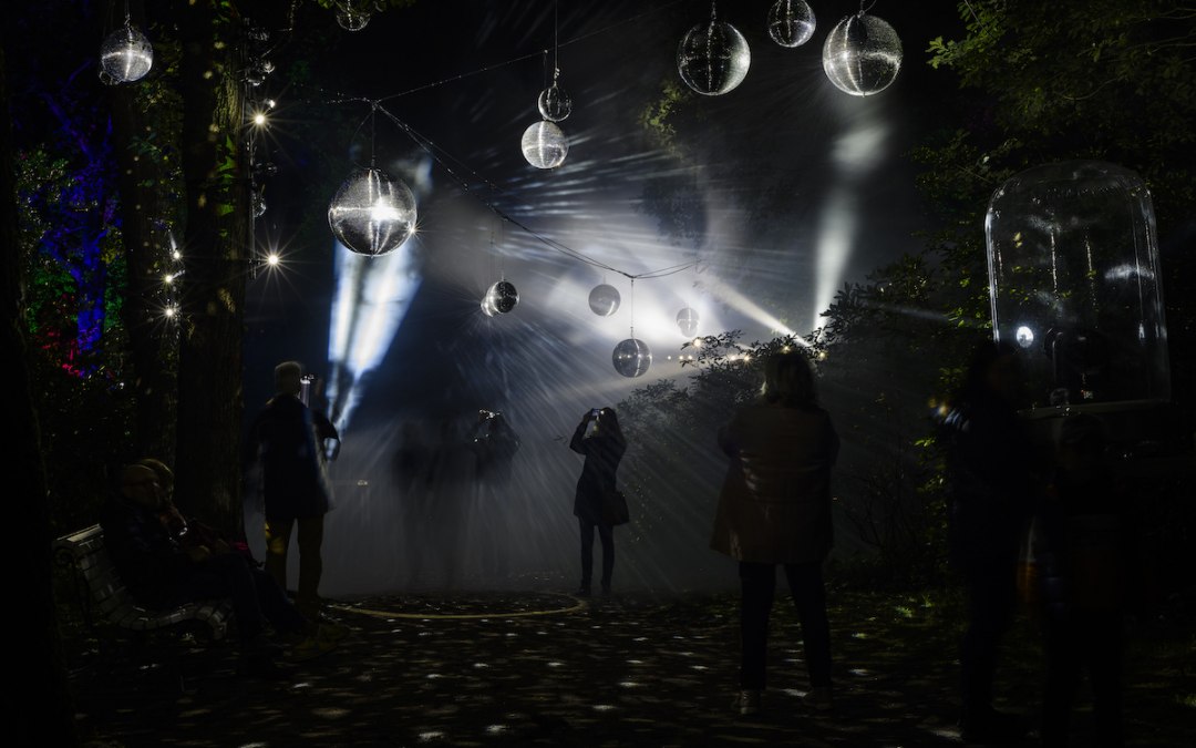 "Nacht in het park" - een ontspannen licht kunstevenement, © André Pristaff / Tourismus- und Kur GmbH Graal-Müritz