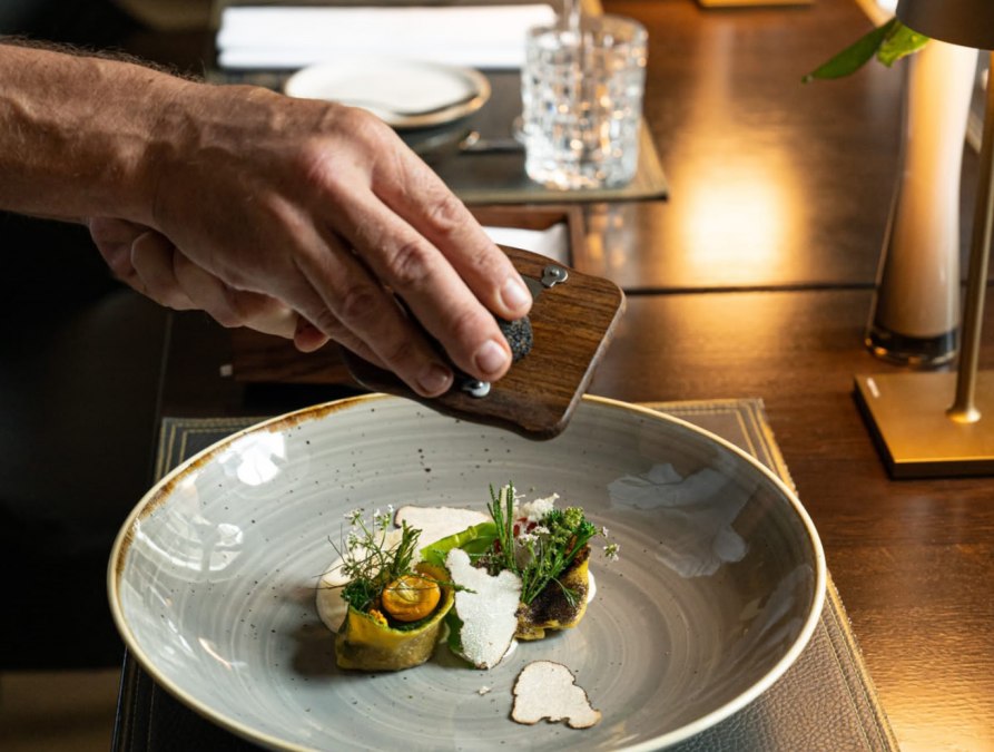 Menu trufli, © Fleesensee Schlosshotel GmbH