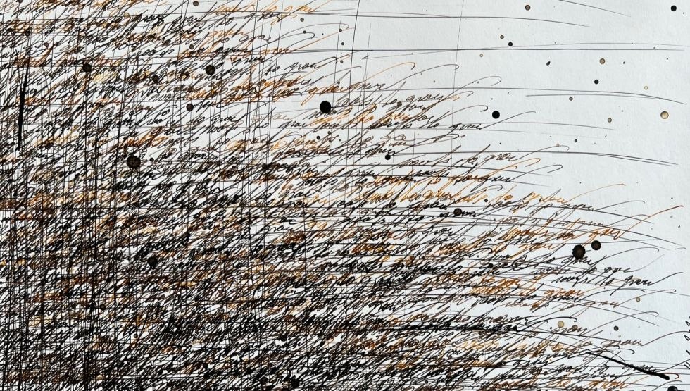 Roots to grow, mixed media on paper, &copy; Floriane Kalz