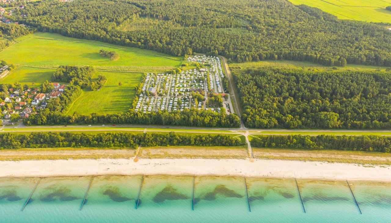 Widok z lotu ptaka na Camping Am Freesenbruch