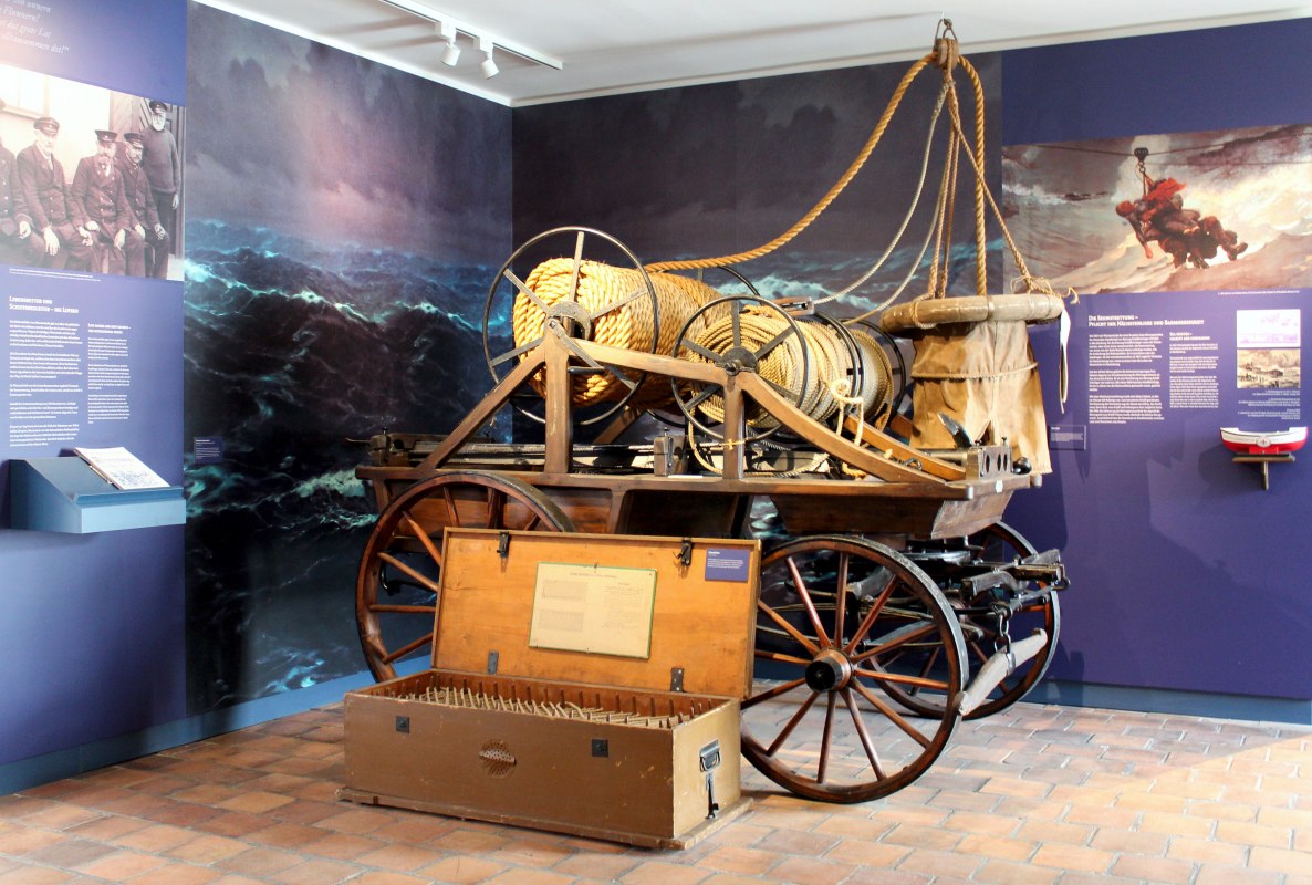 Linnen ambulance, © Heimatmuseum Warnemünde, Horst D. Schulz Linnen ambulance, © Heimatmuseum Warnemünde, Horst D. Schulz